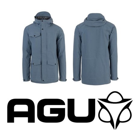 Agu Urban Outdoor 2.5L Regenjas Dusty Blue Heren Agu Urban Outdoor 2.5L Regenjas Dusty Blue Heren