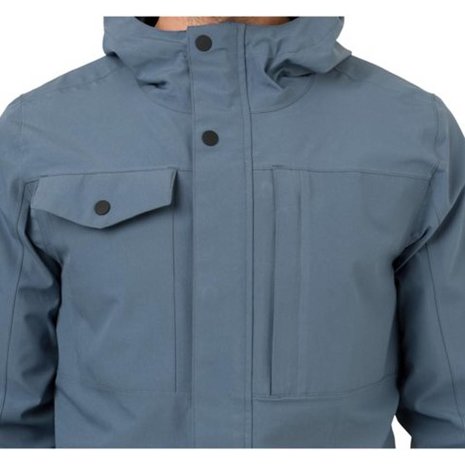 Agu Urban Outdoor 2.5L Regenjas Dusty Blue Heren Agu Urban Outdoor 2.5L Regenjas Dusty Blue Heren