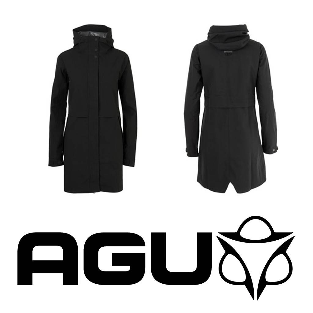 zwarte dames regenjas