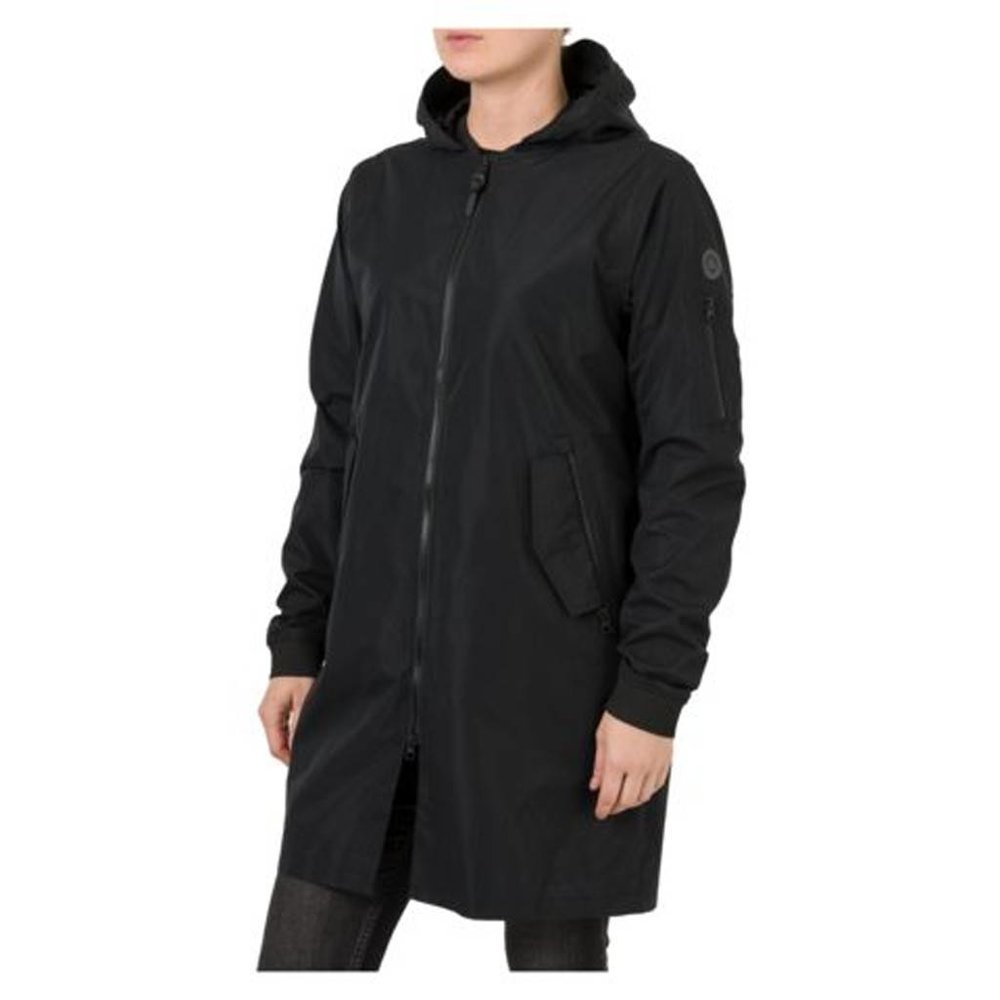 Agu Urban Outdoor Long Bomber Regenjas Zwart Dames Agu Urban Outdoor Long Bomber Regenjas Zwart Dames