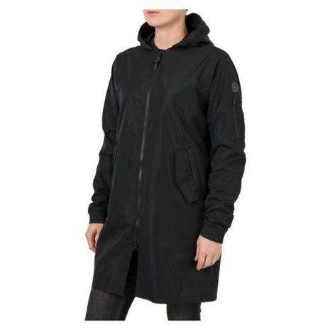 Agu Urban Outdoor Long Bomber Regenjas Zwart Dames Agu Urban Outdoor Long Bomber Regenjas Zwart Dames