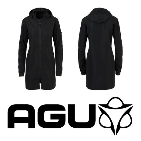 Agu Urban Outdoor Long Bomber Regenjas Zwart Dames Agu Urban Outdoor Long Bomber Regenjas Zwart Dames