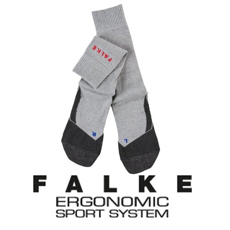Falke TK2 Cool Licht Grijs Wandelsokken Heren Falke TK2 Cool Licht Grijs Wandelsokken Heren