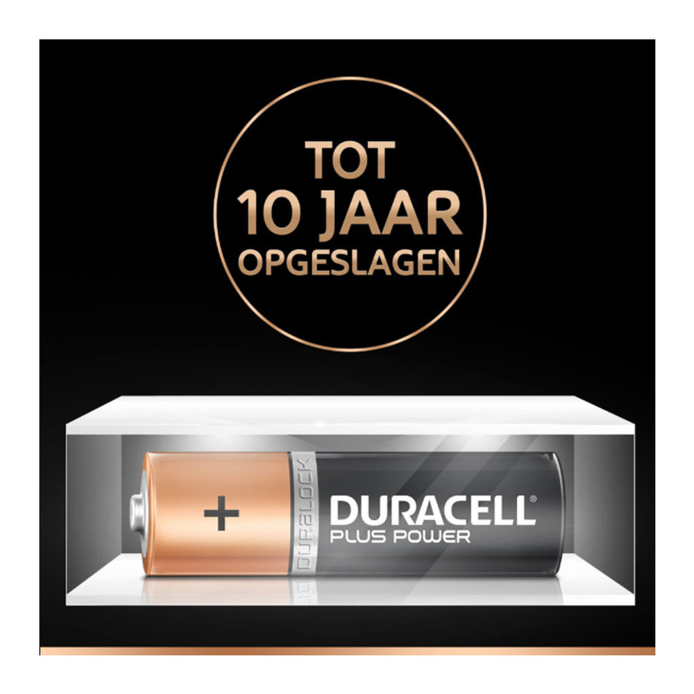 Duracell AA x4 Plus Power Batterijen Duracell AA x4 Plus Power Batterijen
