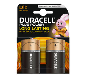 Duracell D x2 LR20 Plus Power Batterijen Duracell D x2 LR20 Plus Power Batterijen