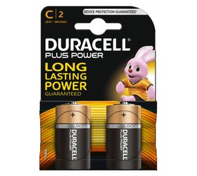 Duracell C LR14 x2 Plus Power Batterijen Duracell C LR14 x2 Plus Power Batterijen