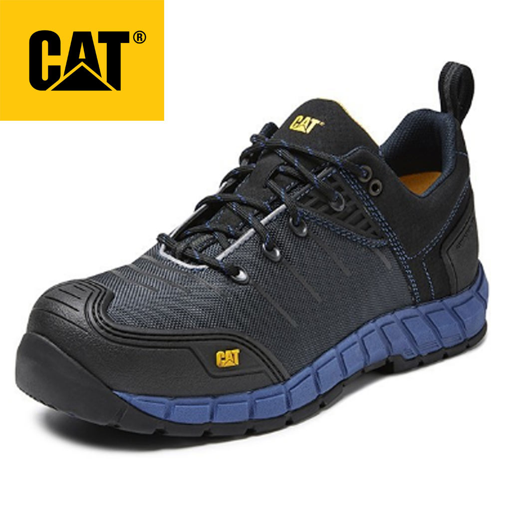 Werkschoenen Caterpillar Byway S1P Zwart-Blauw Laag model Heren