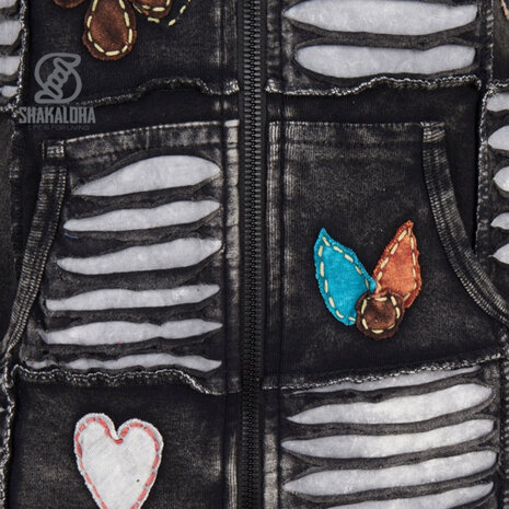 Shakaloha Madzz Black Vest Dames Shakaloha Madzz Black Vest Dames