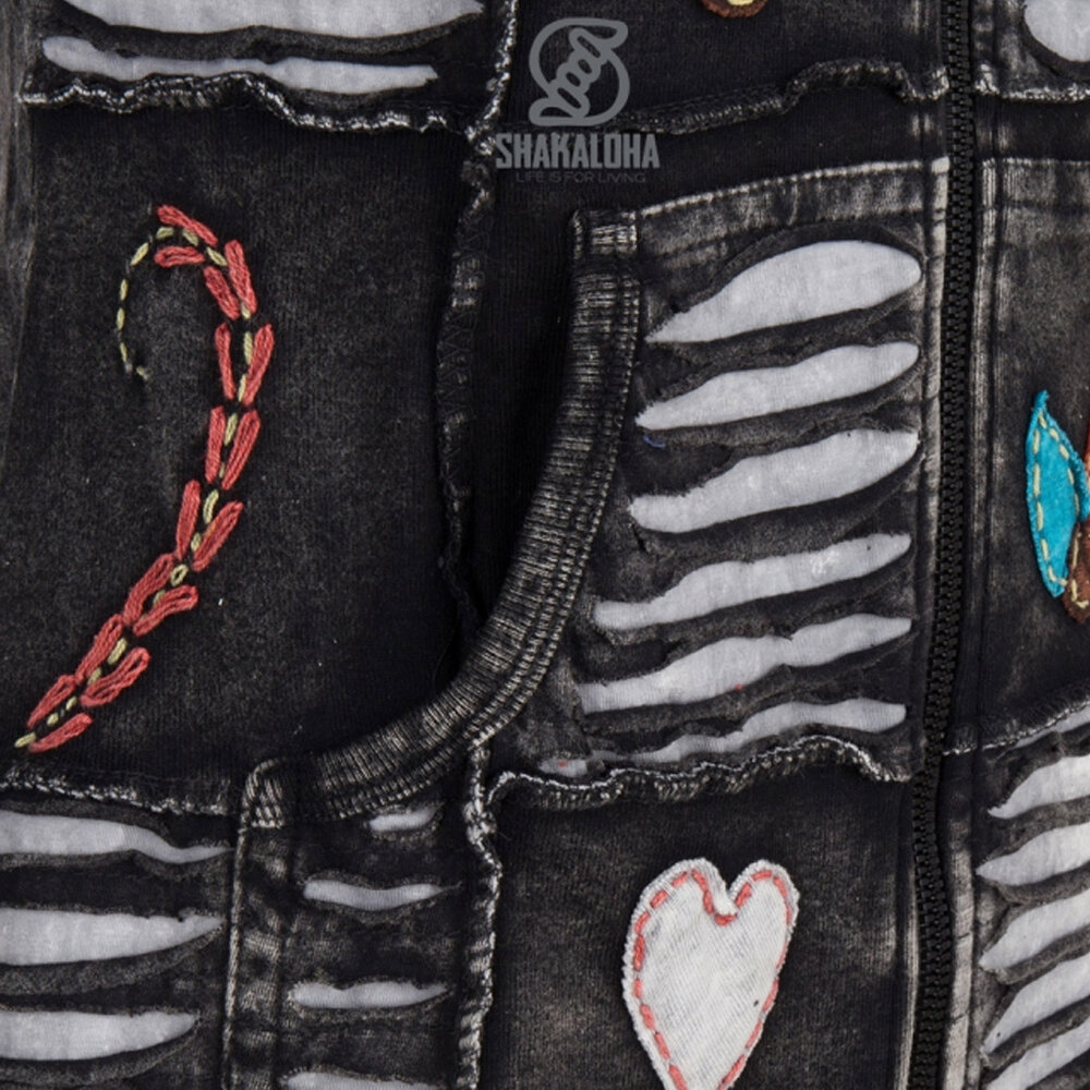 Shakaloha Madzz Black Vest Dames Shakaloha Madzz Black Vest Dames