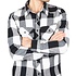 Check Shirt White-Black Flanel Overhemd Heren Check Shirt White-Black Flanel Overhemd Heren