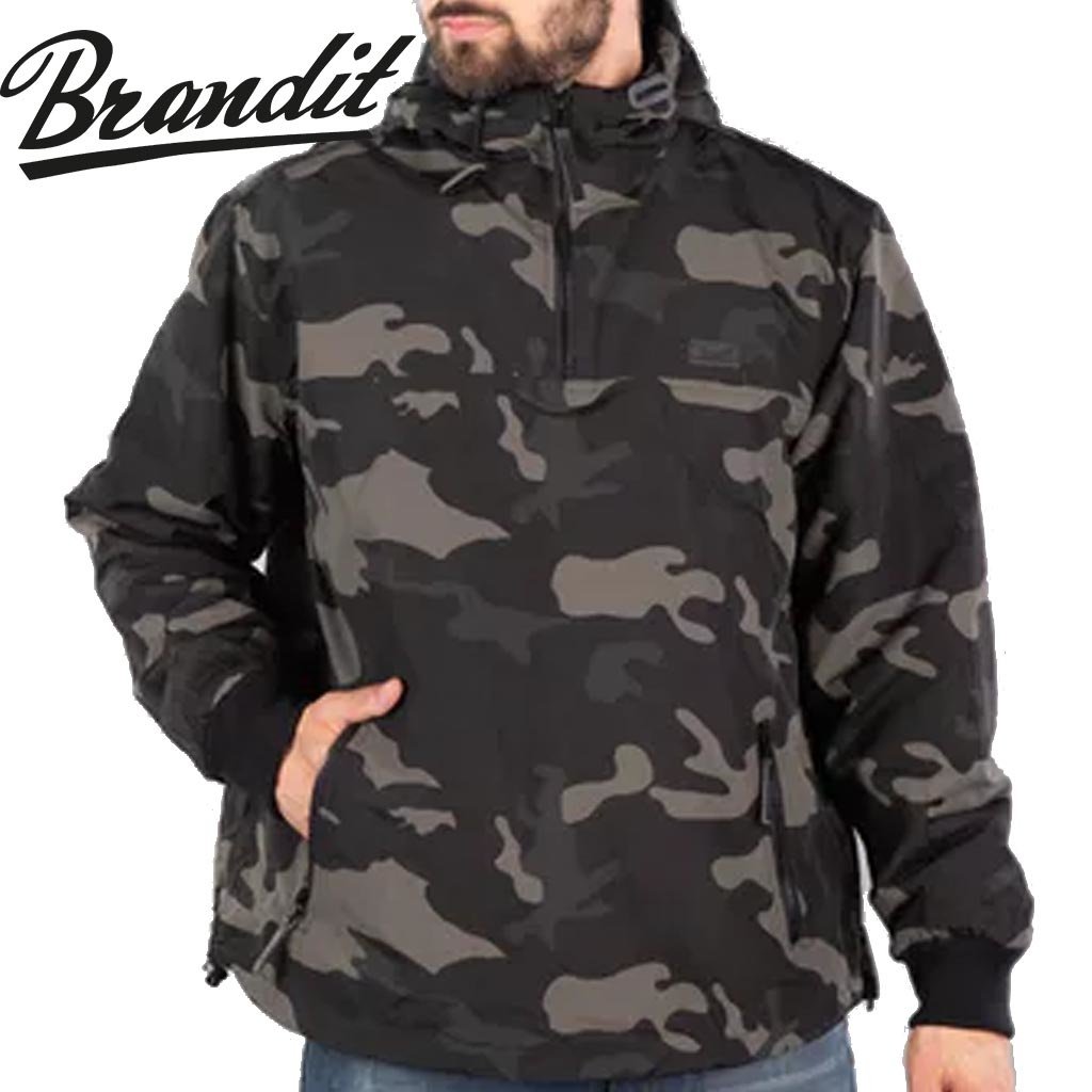 Brandit Luke Windbreaker Dark Camo Dames En Heren 