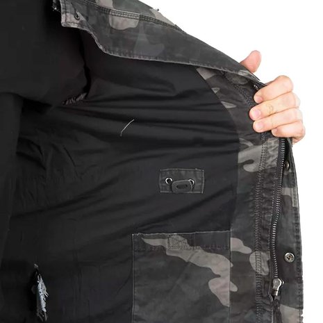Brandit Britannia Dark Camo Jas Heren Brandit Britannia Dark Camo Jas Heren
