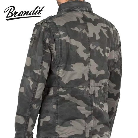 Brandit Britannia Dark Camo Jas Heren Brandit Britannia Dark Camo Jas Heren