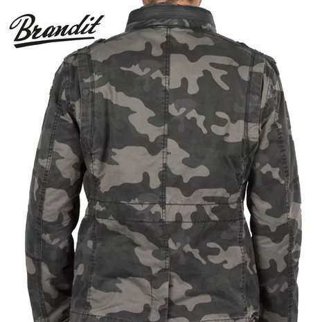 Brandit Britannia Dark Camo Jas Heren Brandit Britannia Dark Camo Jas Heren