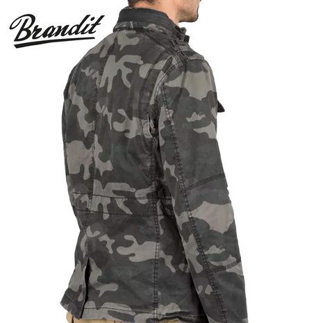 Brandit Britannia Dark Camo Jas Heren Brandit Britannia Dark Camo Jas Heren