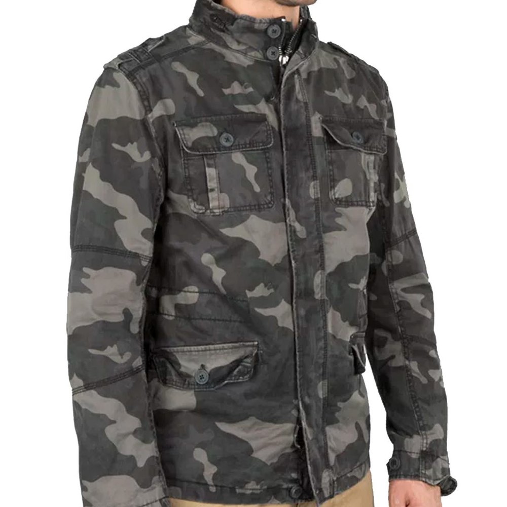 Brandit Britannia Dark Camo Jas Heren Brandit Britannia Dark Camo Jas Heren