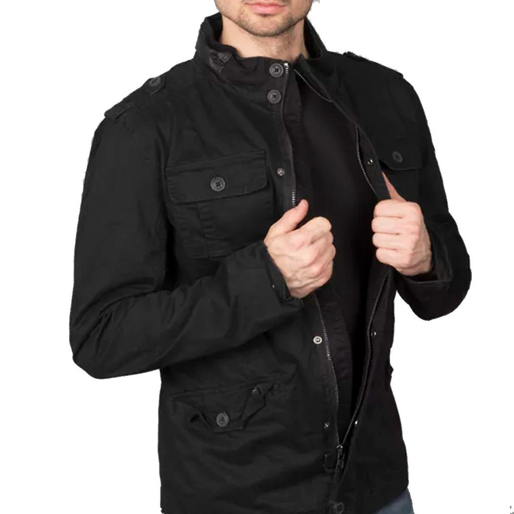 Brandit Britannia Zwart Jas Heren