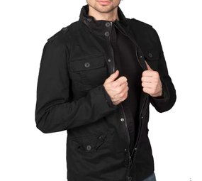 Brandit Britannia Zwart Jas Heren Brandit Britannia Zwart Jas Heren