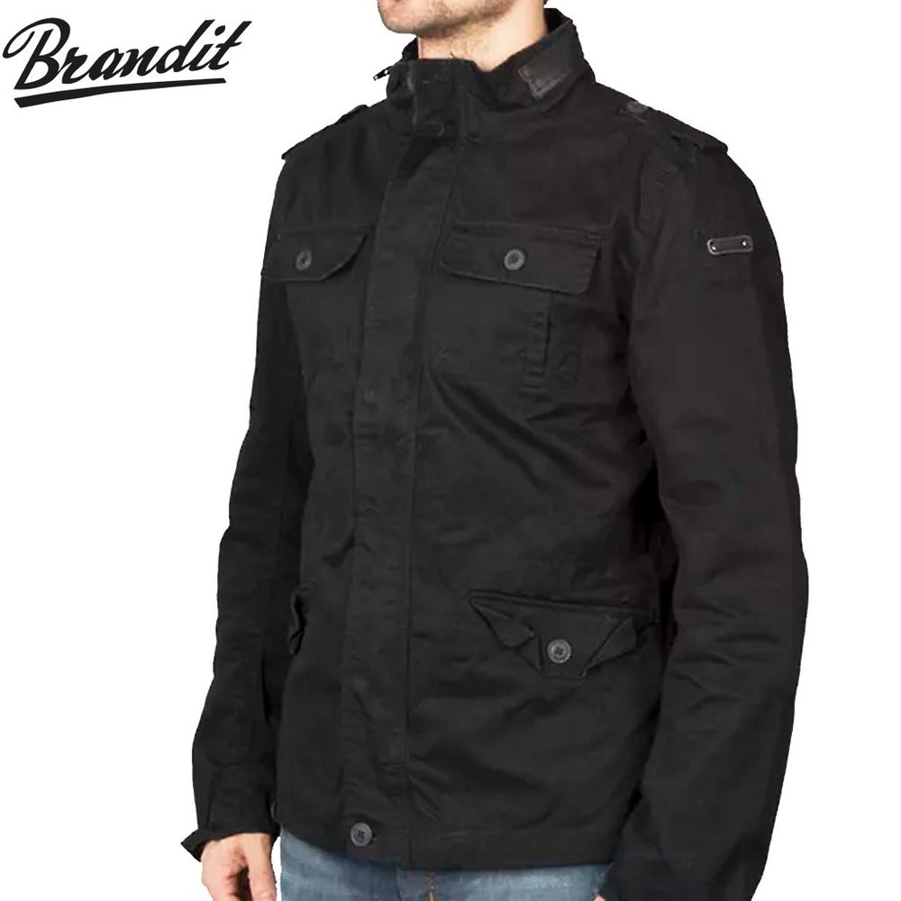 Brandit Britannia Zwart Jas Heren