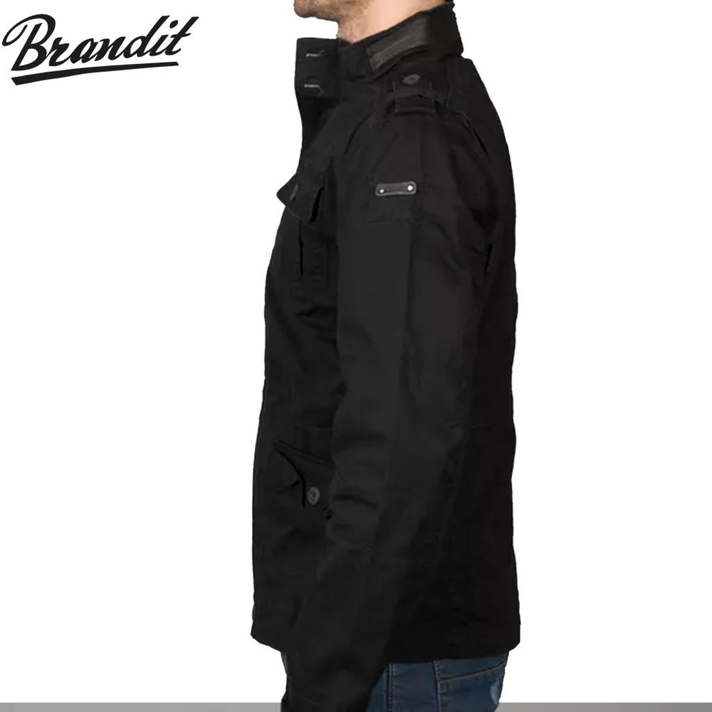 Brandit Britannia Zwart Jas Heren