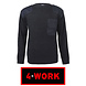 4WORK Toledo Commando Navy Trui Heren 4WORK Toledo Commando Navy Trui Heren