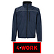 4WORK Gerona Navy Grijs Softshell Heren 4WORK Gerona Navy Grijs Softshell Heren
