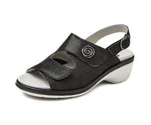 Medische Sandalen 4977 Zwart Dames | bd store
