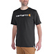 Carhartt Core Logo Peat T-Shirt Heren Carhartt Core Logo Peat T-Shirt Heren