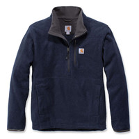 Carhartt Dalton Half Zip Navy Heather Fleece Trui Heren