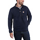 Carhartt Dalton Half Zip Navy Heather Fleece Trui Heren Carhartt Dalton Half Zip Navy Heather Fleece Trui Heren