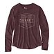 Carhartt Lockhart Graphic Fudge Heather LS Shirt Dames Carhartt Lockhart Graphic Fudge Heather LS Shirt Dames
