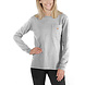 Carhartt Pocket Heather Grey Long Sleeve Shirt Dames Carhartt Pocket Heather Grey Long Sleeve Shirt Dames
