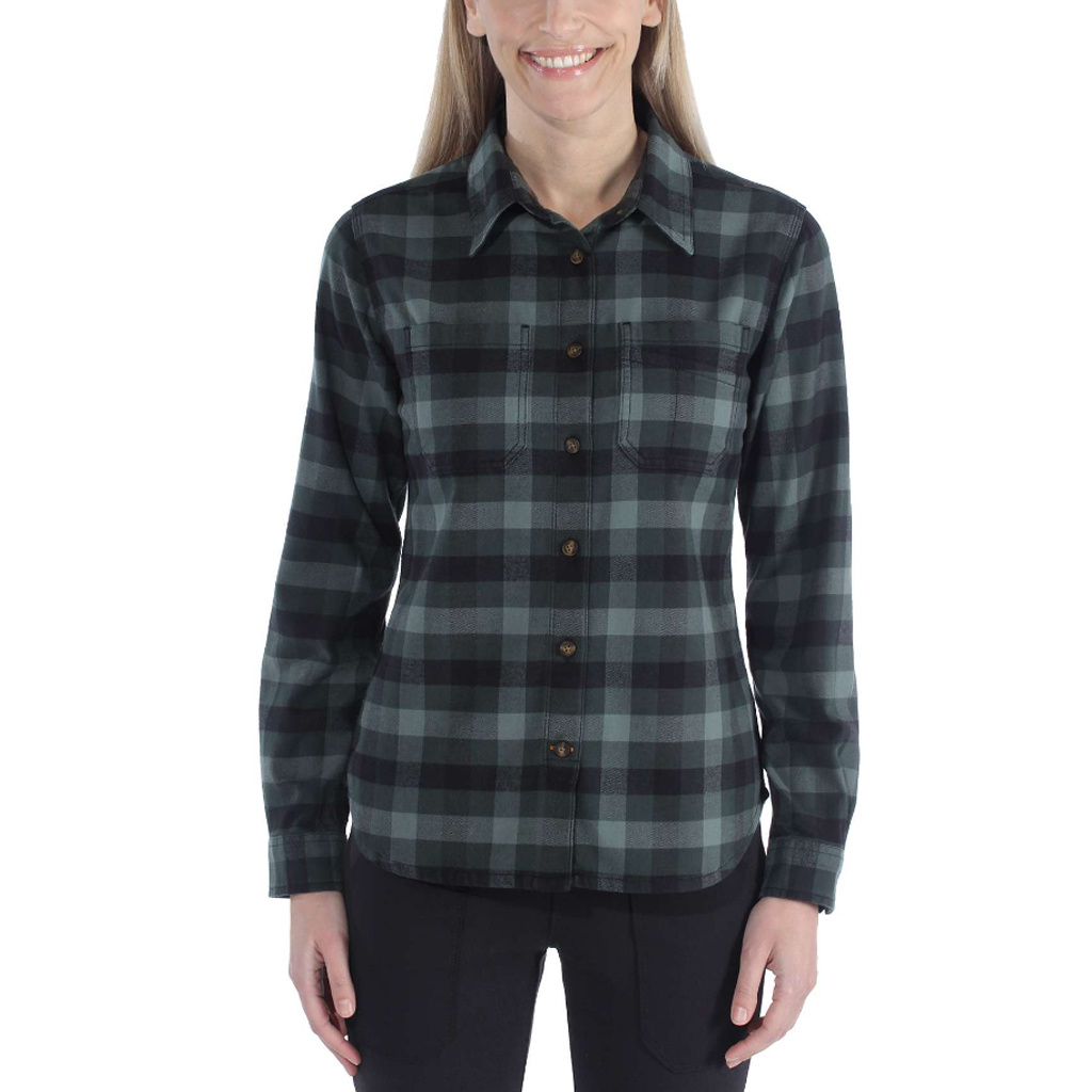 Hamilton Flannel Balsam Green Shirt Dames