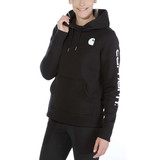 Carhartt Midweight Logo Sleeve Graphic Zwart Sweatshirt Dames Carhartt Midweight Logo Sleeve Graphic Zwart Sweatshirt Dames