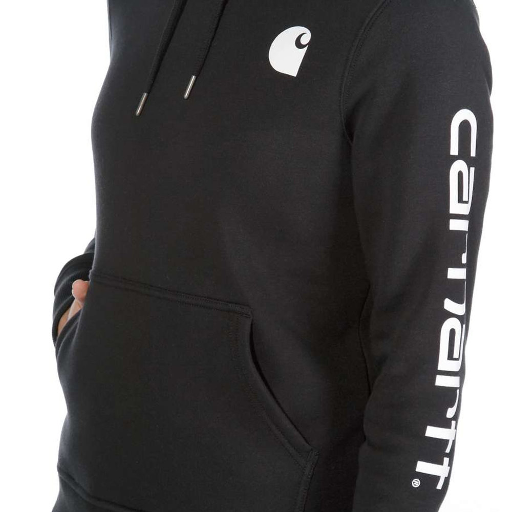 Carhartt Midweight Logo Sleeve Graphic Zwart Sweatshirt Dames Carhartt Midweight Logo Sleeve Graphic Zwart Sweatshirt Dames