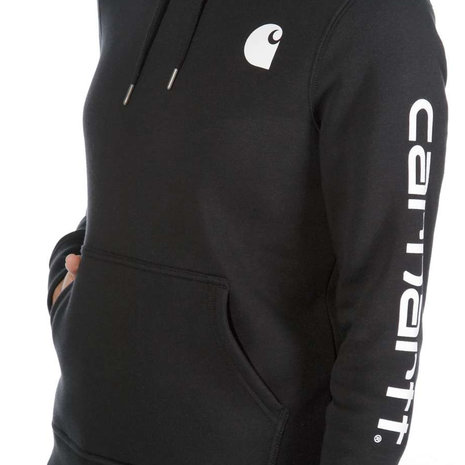 Carhartt Midweight Logo Sleeve Graphic Zwart Sweatshirt Dames Carhartt Midweight Logo Sleeve Graphic Zwart Sweatshirt Dames