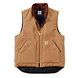 Carhartt Duck Vest Arctic Quilt Lined Bruin Bodywarmer Heren Carhartt Duck Vest Arctic Quilt Lined Bruin Bodywarmer Heren