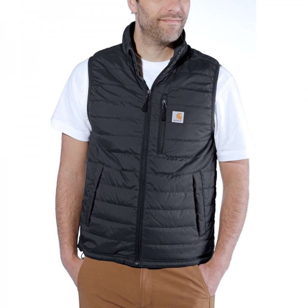 Carhartt Gilliam Vest Zwart Bodywarmer Heren Carhartt Gilliam Vest Zwart Bodywarmer Heren