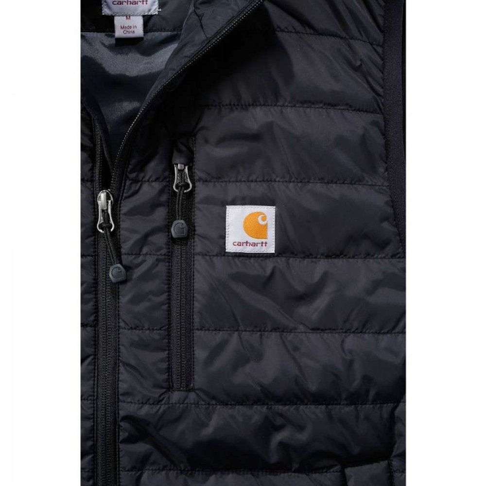 Carhartt Gilliam Vest Zwart Bodywarmer Heren Carhartt Gilliam Vest Zwart Bodywarmer Heren