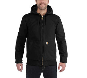 Carhartt Duck Active Zwart Werkjas Heren Carhartt Duck Active Zwart Werkjas Heren