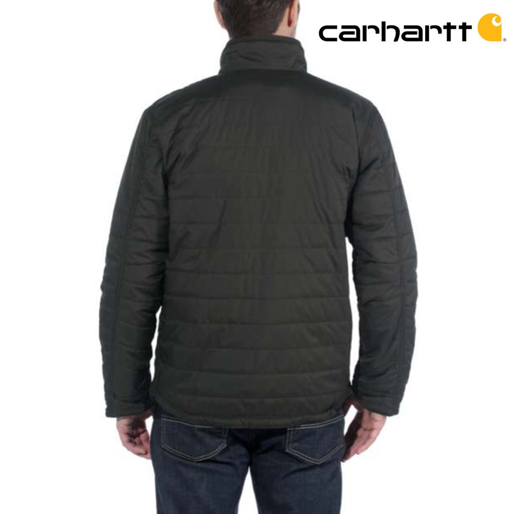 Carhartt Rain Defender Lightweight Insulated Zwart Jas Heren Carhartt Rain Defender Lightweight Insulated Zwart Jas Heren