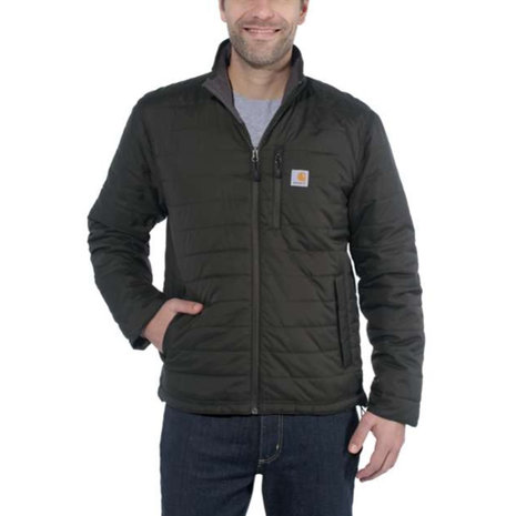 Carhartt Rain Defender Lightweight Insulated Zwart Jas Heren Carhartt Rain Defender Lightweight Insulated Zwart Jas Heren