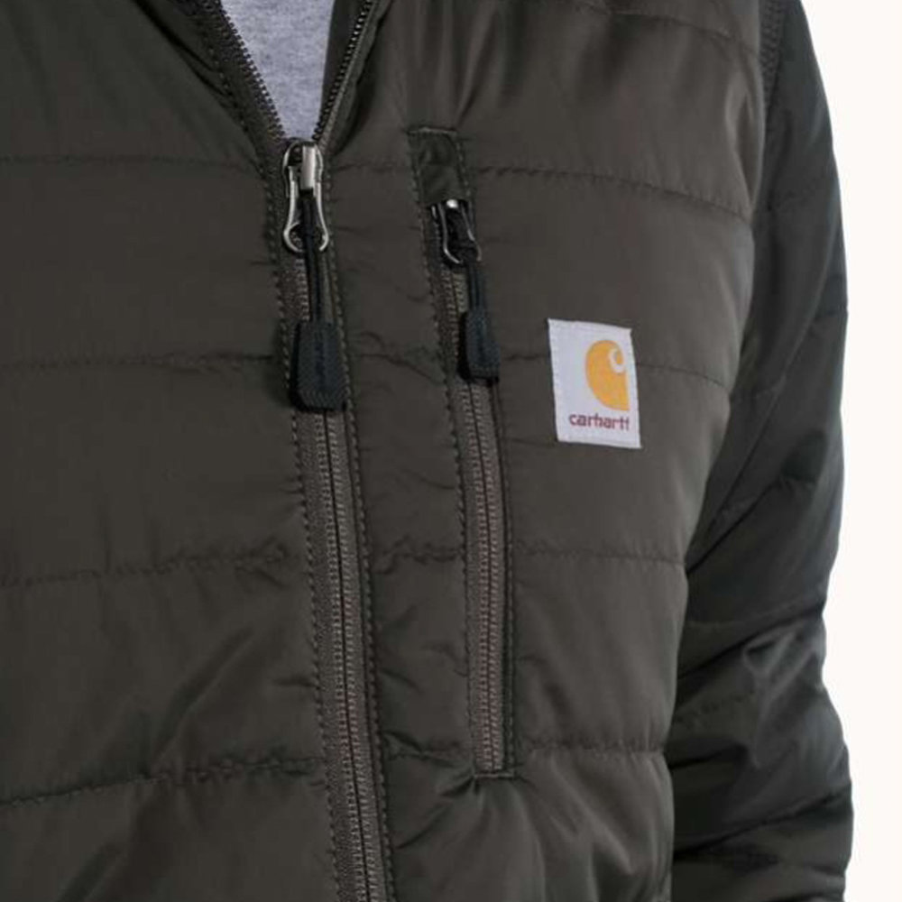 Carhartt Rain Defender Lightweight Insulated Zwart Jas Heren Carhartt Rain Defender Lightweight Insulated Zwart Jas Heren