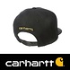 Carhartt Firm Duck Flat Brim Zwart Cap Carhartt Firm Duck Flat Brim Zwart Cap