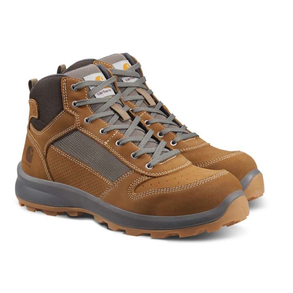 Werkschoenen Carhartt Michigan Mid Rugged Flex Bruin - BD Store