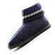 Haflinger Paul Jeans Wol Pantoffels - Sloffen Haflinger Paul Jeans Wol Pantoffels - Sloffen
