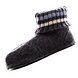 Haflinger Paul Graphit Wol Pantoffels - Sloffen Haflinger Paul Graphit Wol Pantoffels - Sloffen