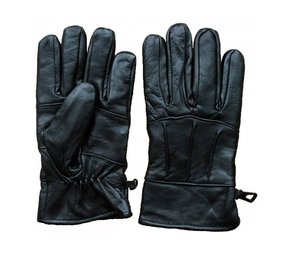 Classic Lederen Handschoenen Zwart Classic Lederen Handschoenen Zwart