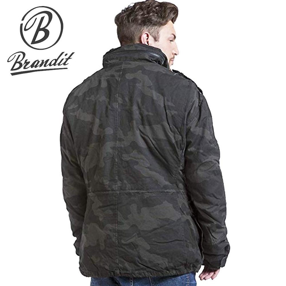 Brandit M-65 Giant Dark Camo Winterjas Heren Brandit M-65 Giant Dark Camo Winterjas Heren