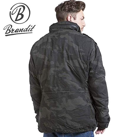 Brandit M-65 Giant Dark Camo Winterjas Heren Brandit M-65 Giant Dark Camo Winterjas Heren
